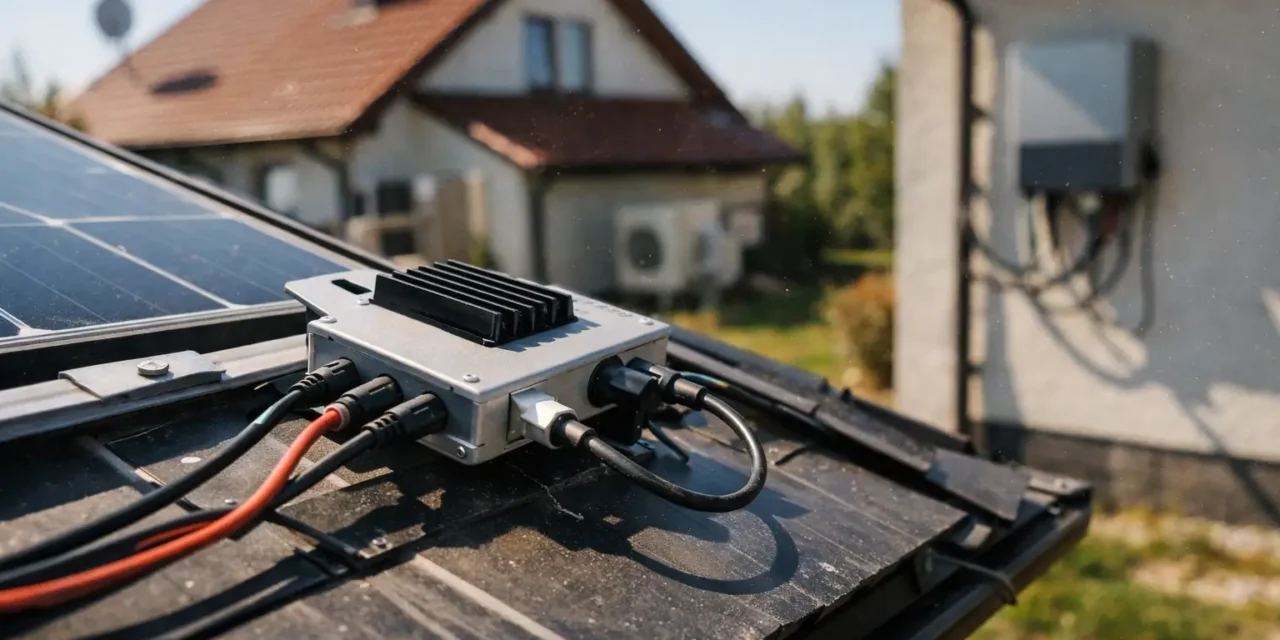 Jak działa mikroinwerter fotowoltaiczny w domu?